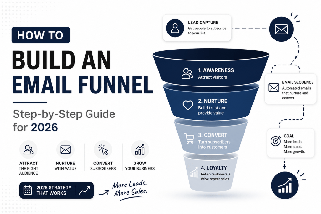 How to Build an Email Funnel (Step-by-Step Guide for 2026)