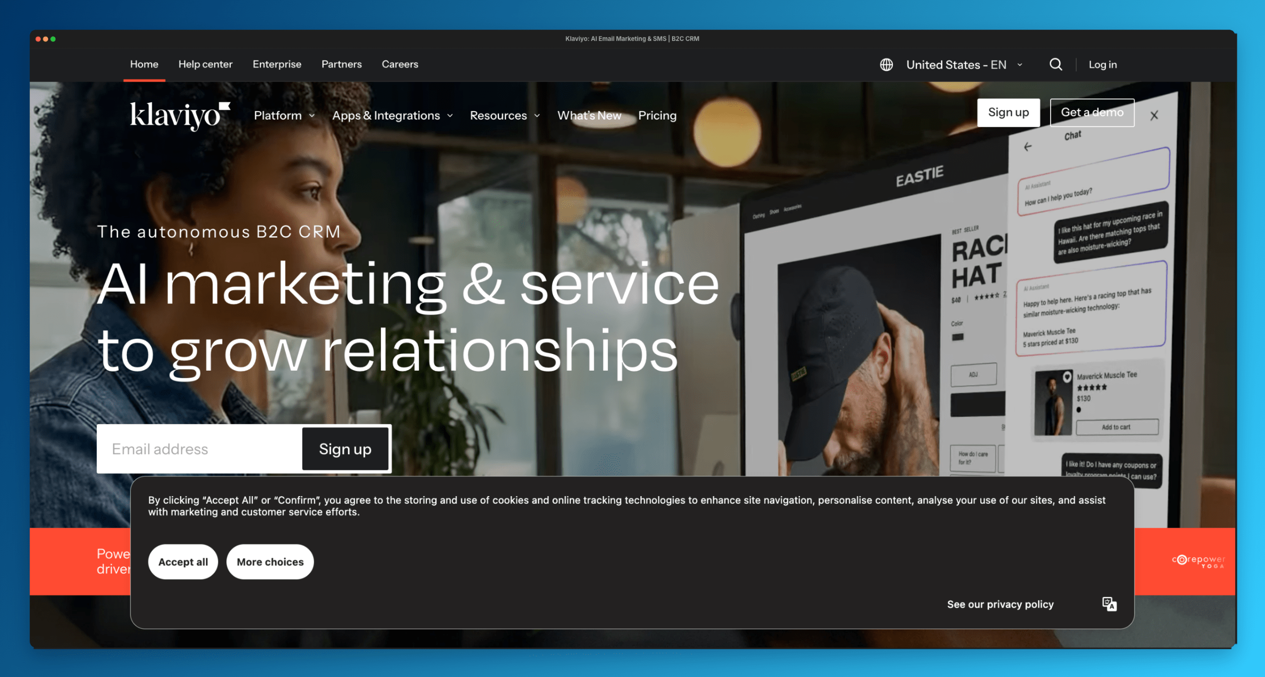 Home Page Klaviyo